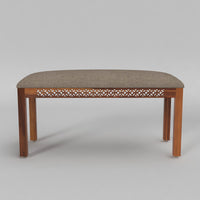 Velora Sheesham Wood Dining Set 6 Seater With Bench (Honey Finish)