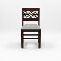 Morvex Sheesham Wood Dining Set 6 Seater (Walnut Finish)