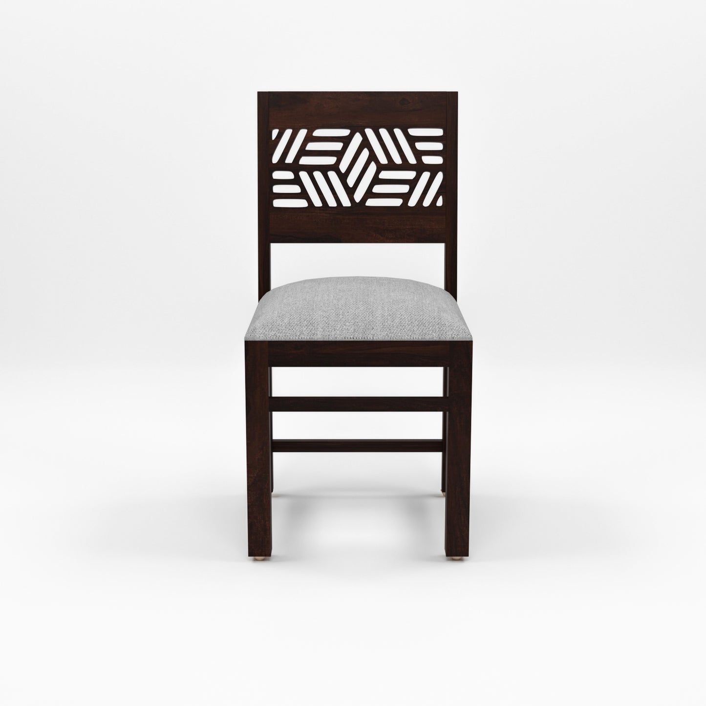 Morvex Sheesham Wood Dining Set 4 Seater 34x34x30 (Walnut Finish)