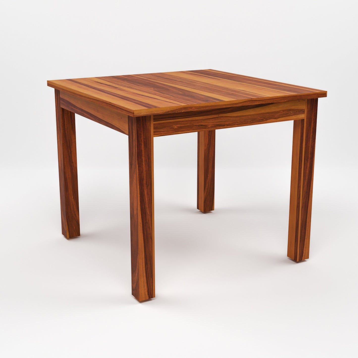 Lorveth Sheesham Wood Dining Set 4 Seater 34x34x30 (Honey Finish)