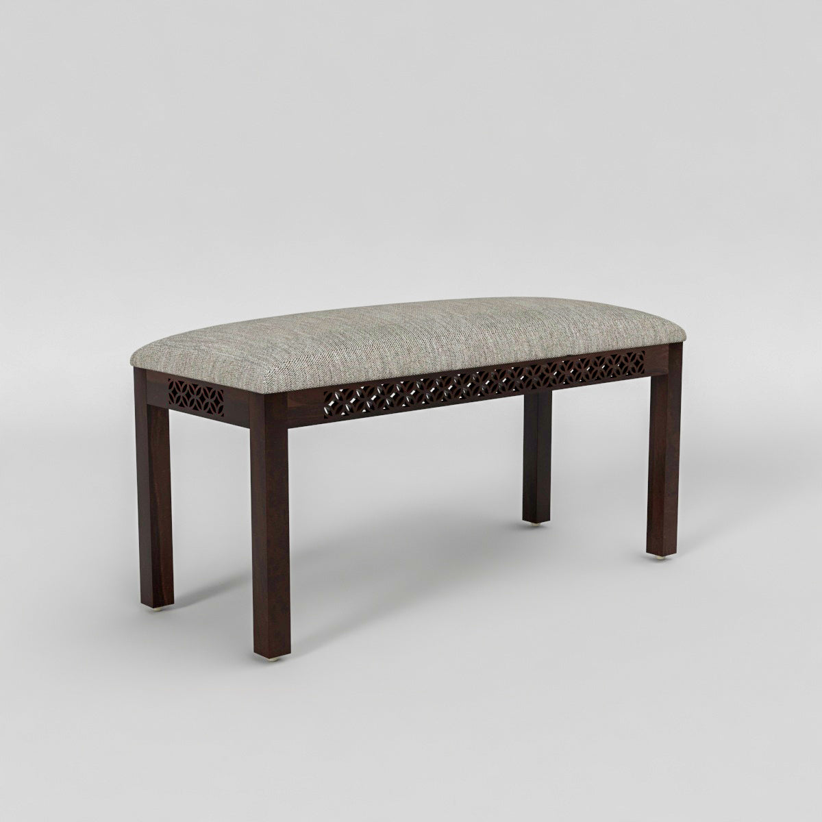 Velora Sheesham Wood Dining Set 6 Seater With Bench (Walnut Finish)