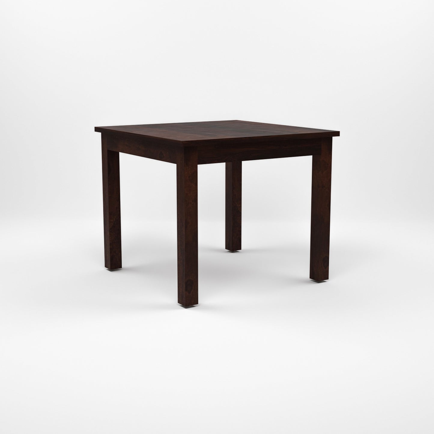 Lorveth Sheesham Wood Dining Set 4 Seater 34x34x30 (Walnut Finish)