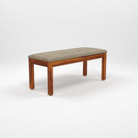 Lorveth Sheesham Wood Dining Set 6 Seater With Bench (Honey Finish)