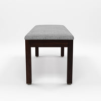 Lorveth Sheesham Wood Dining Set 6 Seater With Bench (Walnut Finish)