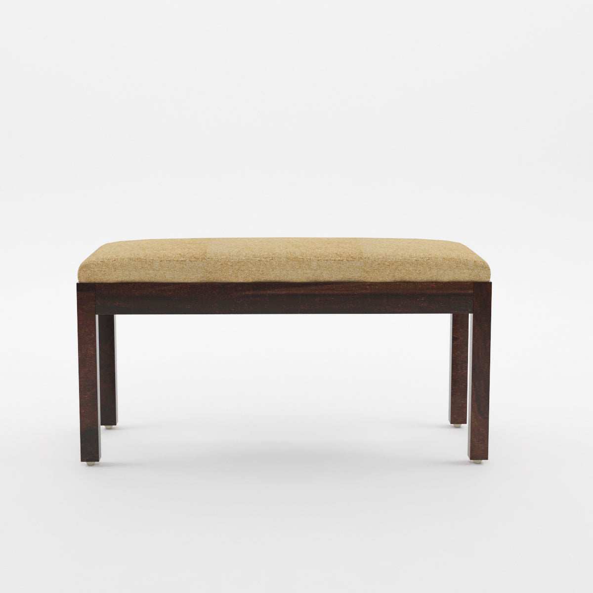 Norvik Sheesham Wood Dining Set 6 Seater With Bench (Walnut Finish)
