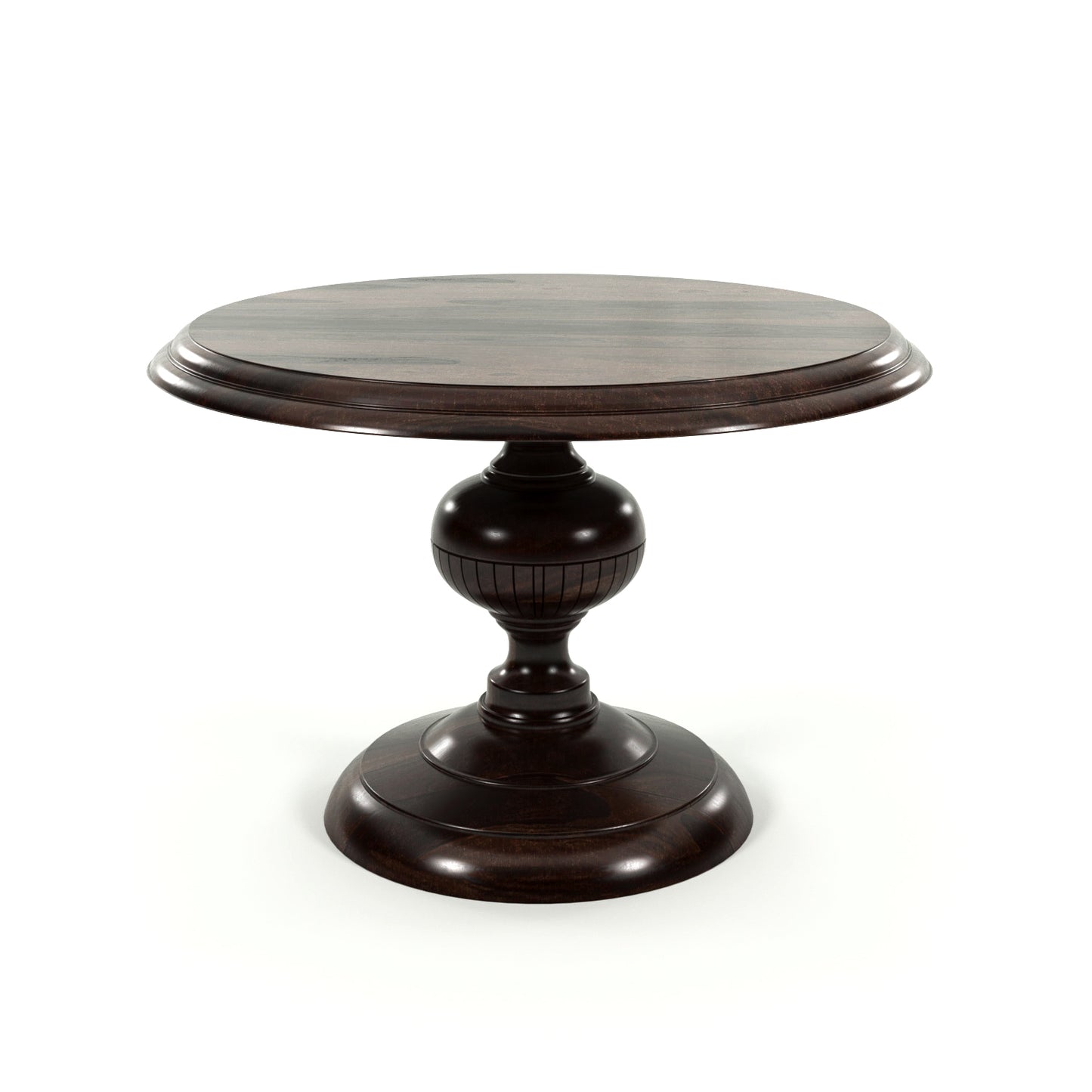 Dravik Sheesham Wood Dining Set 4 Seater (Walnut Finish)