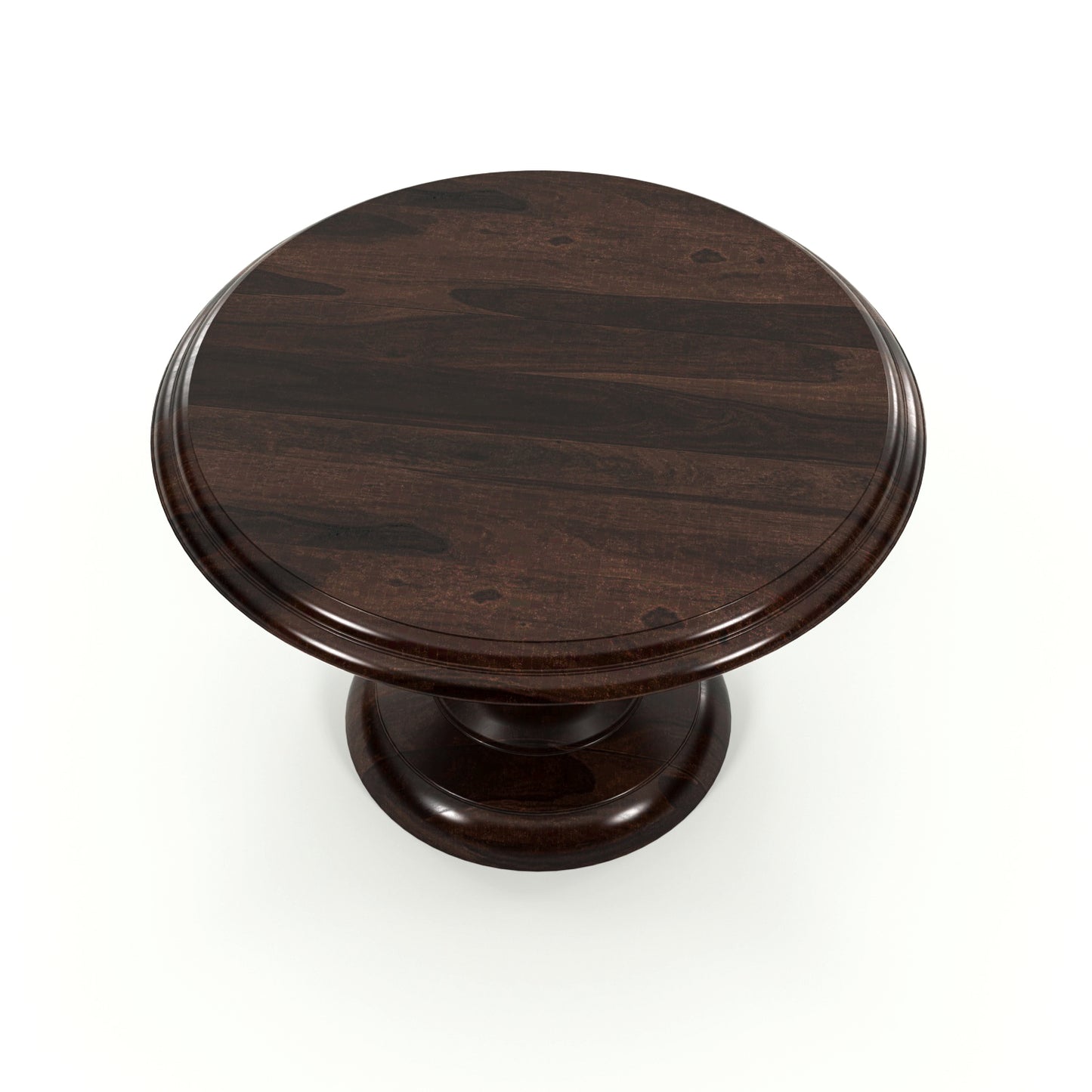 Dravik Sheesham Wood Dining Set 4 Seater (Walnut Finish)