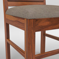 Solvian Sheesham Wood Dining Set 4 Seater 45x45x30 (Honey Finish)