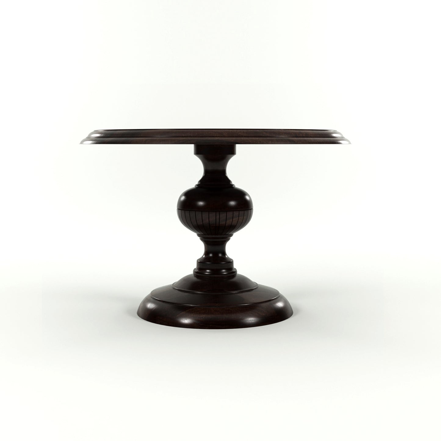 Dravik Sheesham Wood Dining Set 4 Seater (Walnut Finish)