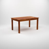 Lorveth Sheesham Wood Dining Set 6 Seater (Honey Finish)