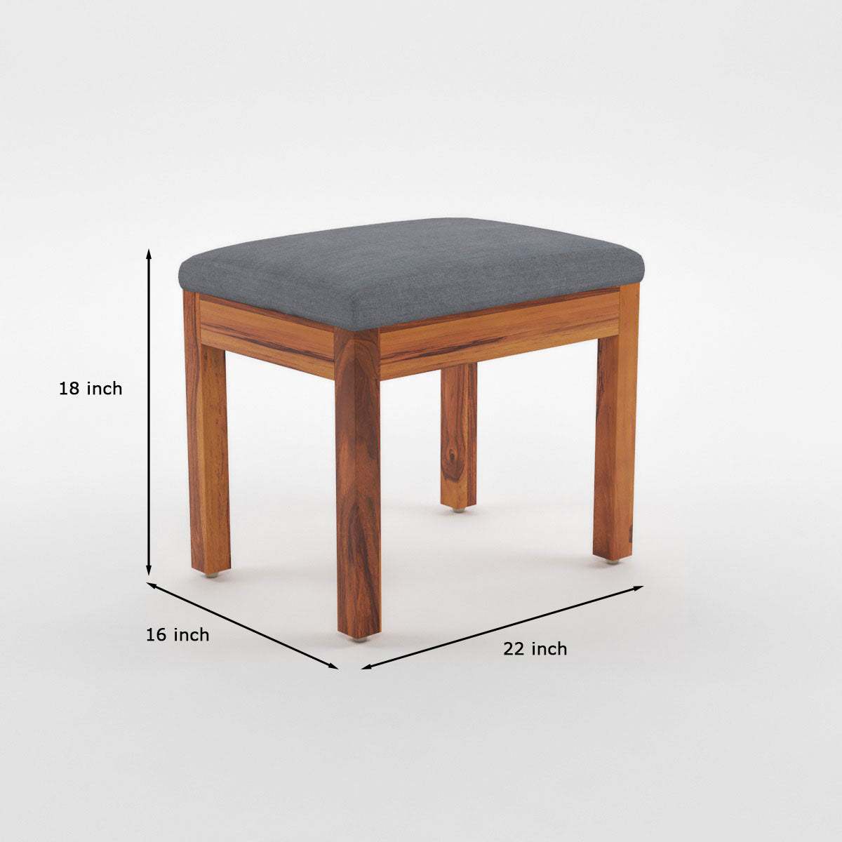 Norvik Sheesham Wood Dining Set 4 Seater With Bench (Honey Finish)