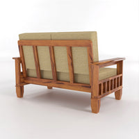 Trivralionel 5 Seater Solid Sheesham Wood Sofa Set  3+2 (Honey Finish)