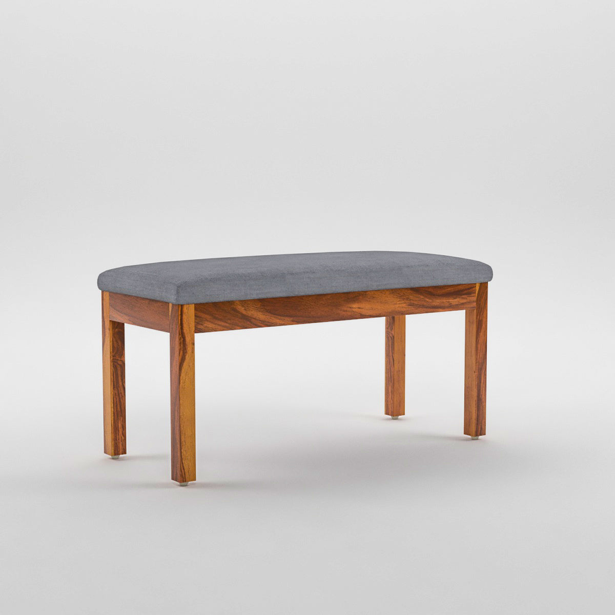 Norvik Sheesham Wood Dining Set 6 Seater With Bench (Honey Finish)
