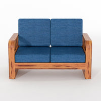 Orynel Sheesham Wooden 4 Seater Sofa Set (Honey Finish)